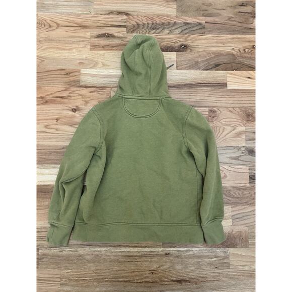 Carhartt Kids Green Quarter Zip Hoodie Size L (12/14) - Picture 3 of 3